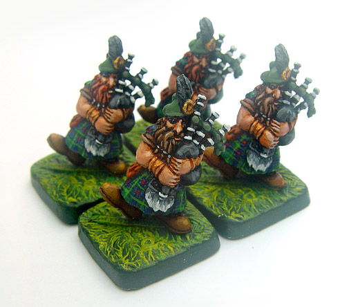 Dwarven Bagpipers